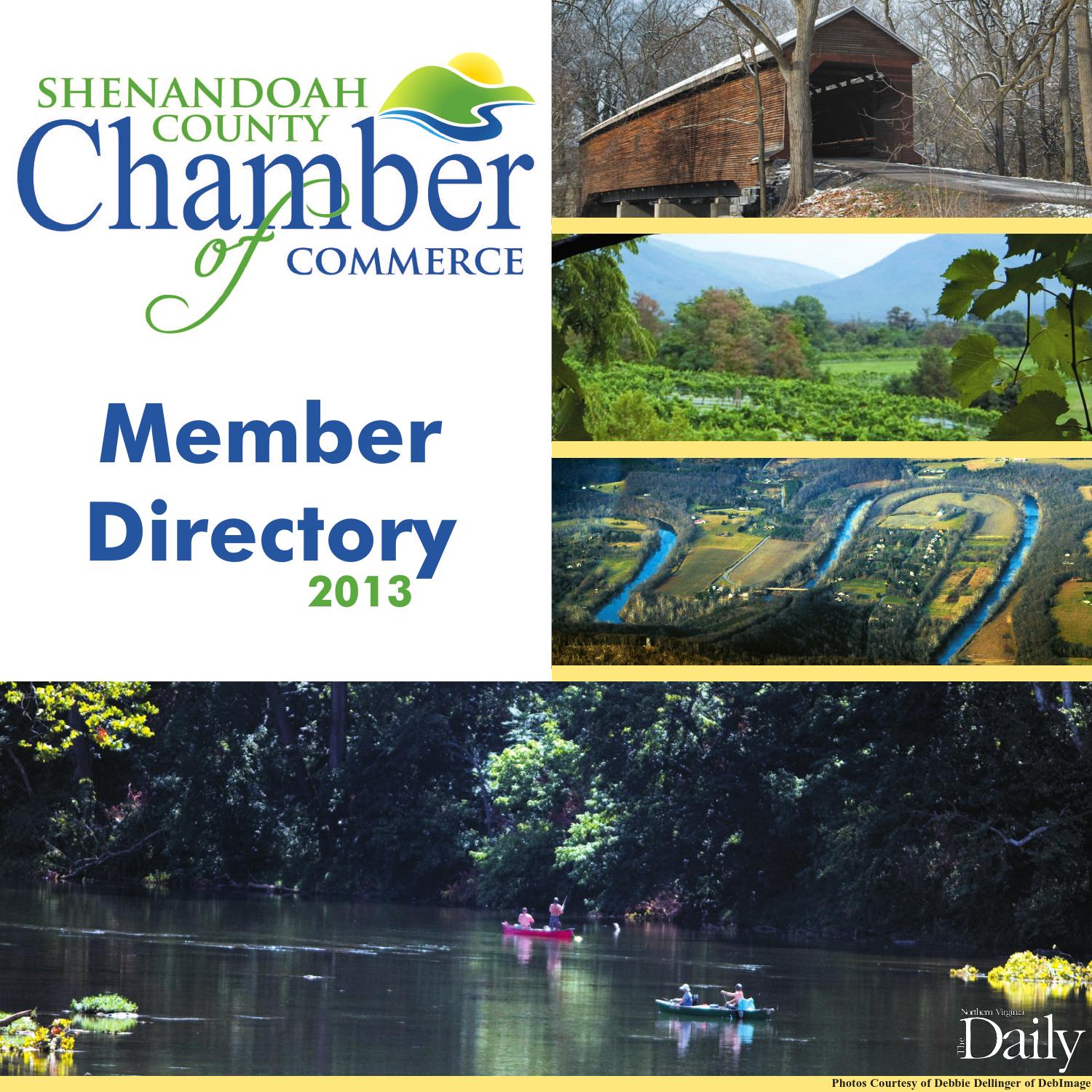 Shenandoah County Chamber of Commerce 2013 Member Directory by Northern