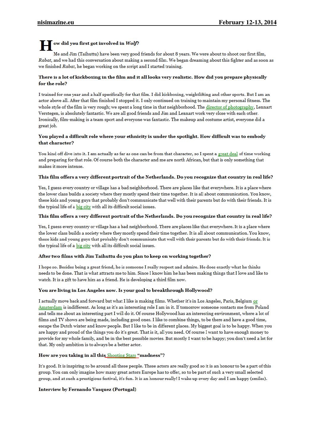 European Shooting Stars Press Dossier Part 1 by °efp european film