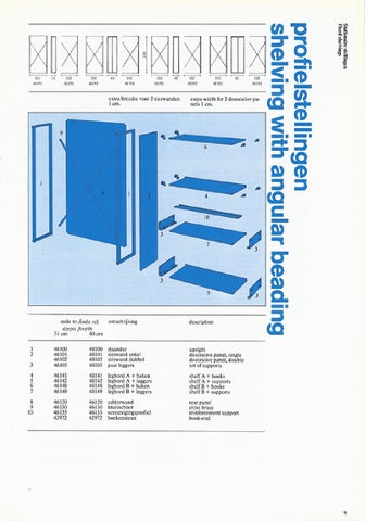 Gispen Collectie 家具目录 · Catalogus archiefsystemen 层架 systems, ca. 1983 第 11 页