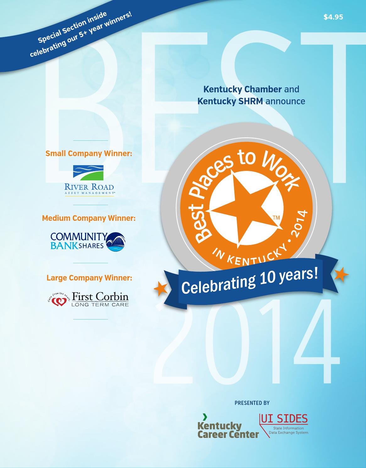 2014 Best Places to Work in Kentucky Magazine by Sarah Cathey Issuu