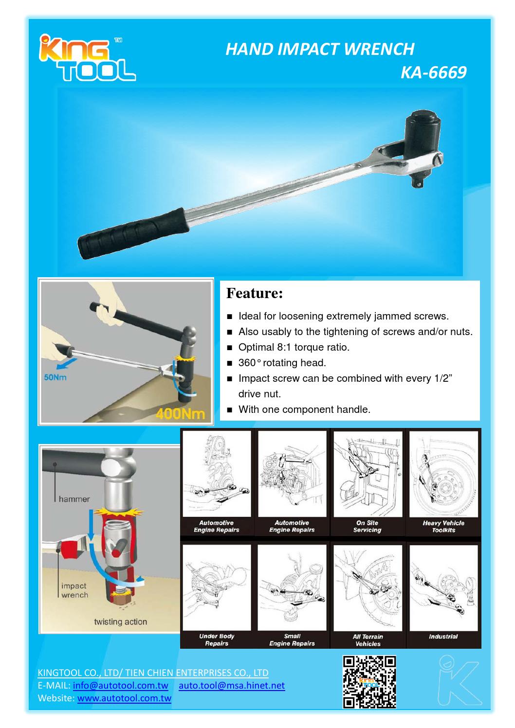 Hand impact wrench (ka 6669) by Kingtool Co., Ltd Issuu