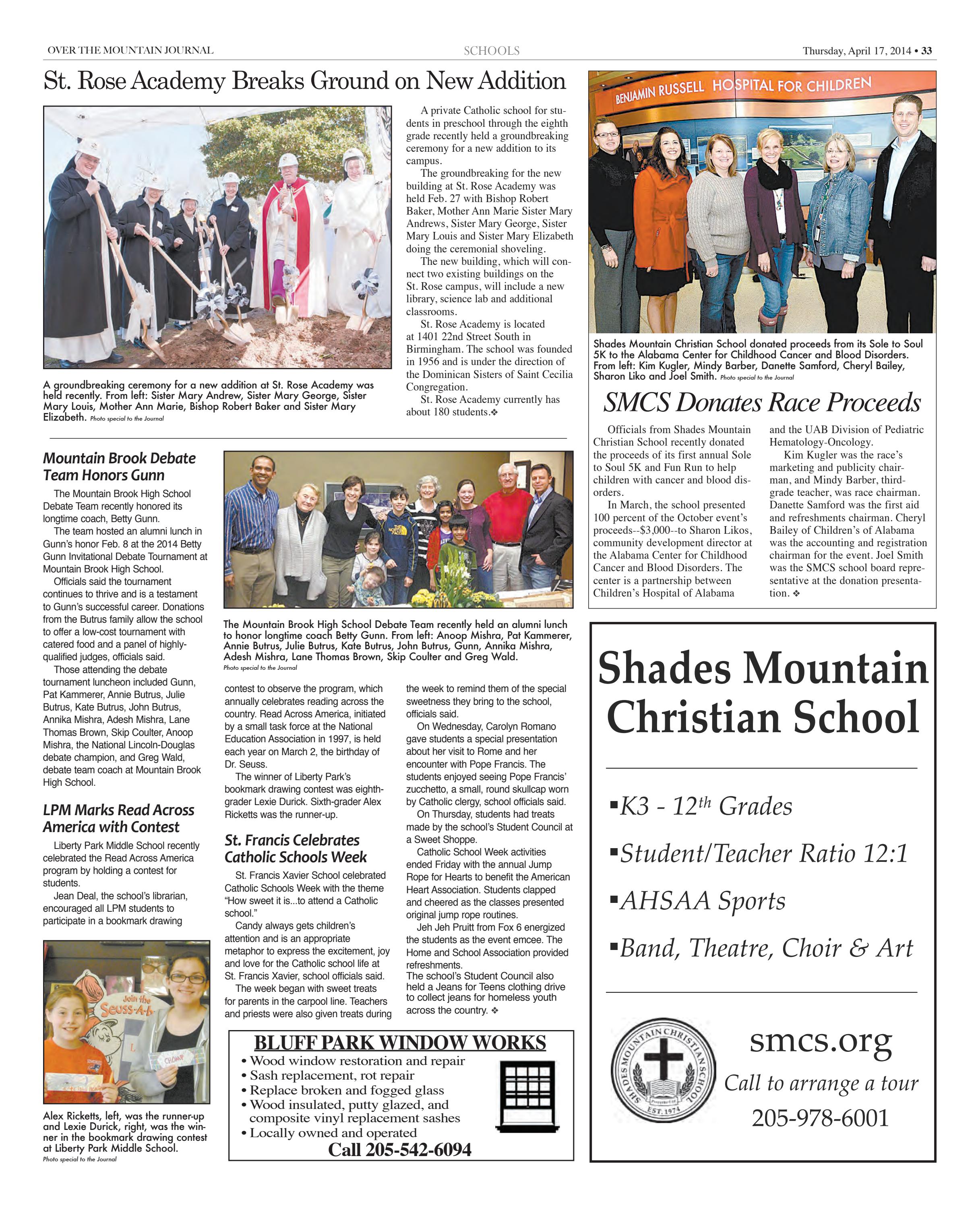 April 17 2014 By Over The Mountain Journal Issuu