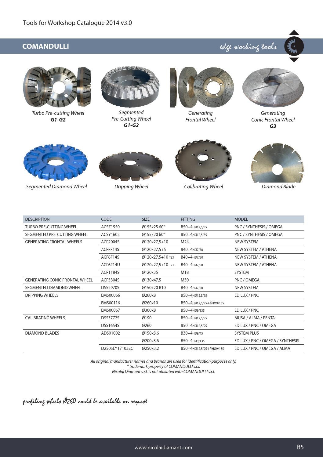 NICOLAI DIAMANT Tools for Catalogue 2014 v. 3.0 by Danae