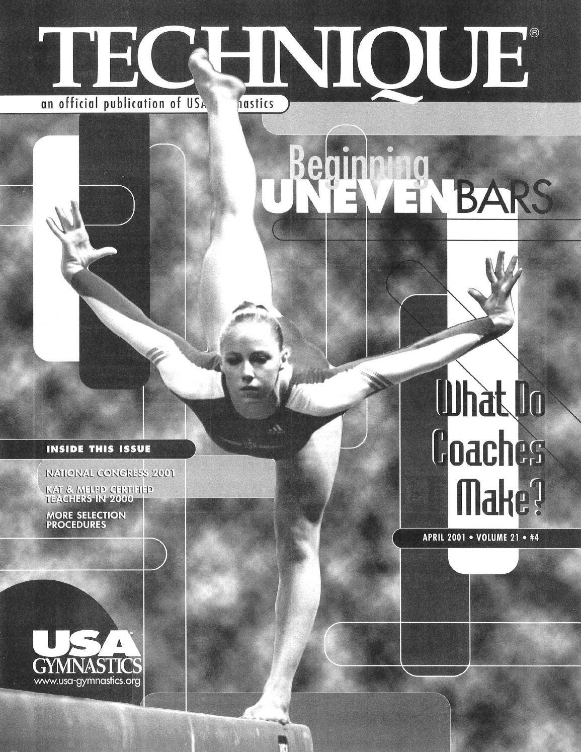 Technique Magazine - April 2001 by USA Gymnastics - Issuu