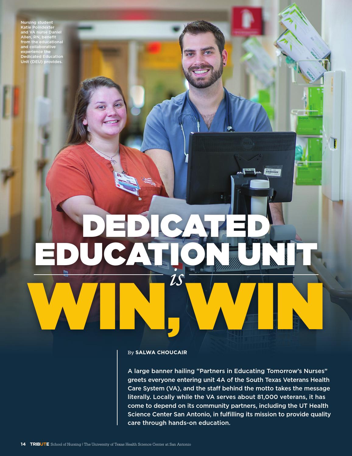 Tribute/School of Nursing 2014 by UT Health San Antonio Issuu