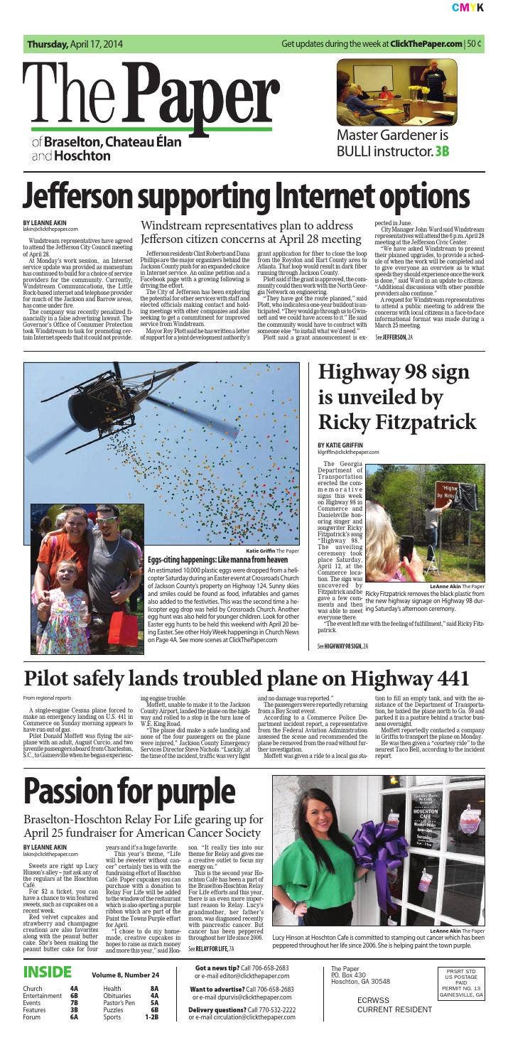 The Paper April 17, 2014 Edition by The Times - Issuu
