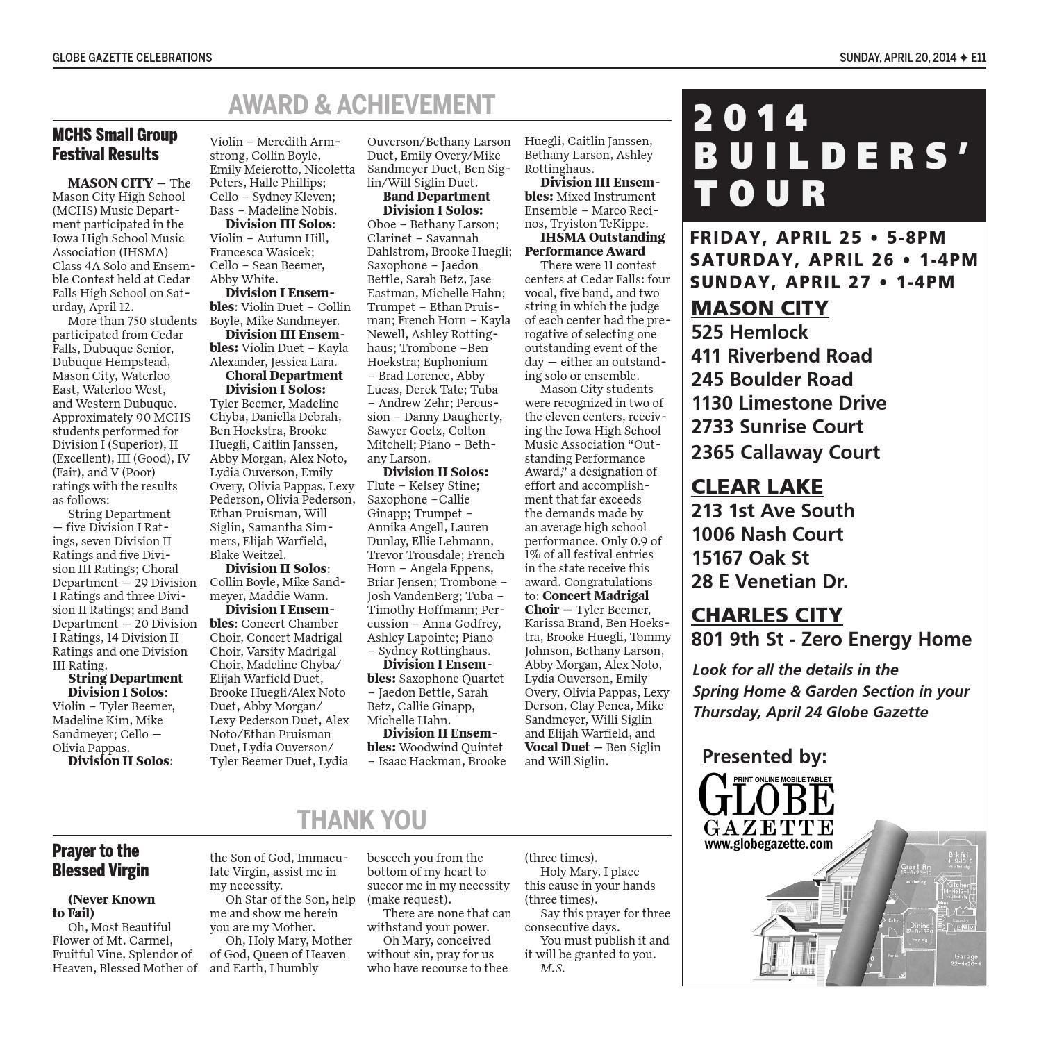 Apr 20 2014 by Globe Gazette Issuu