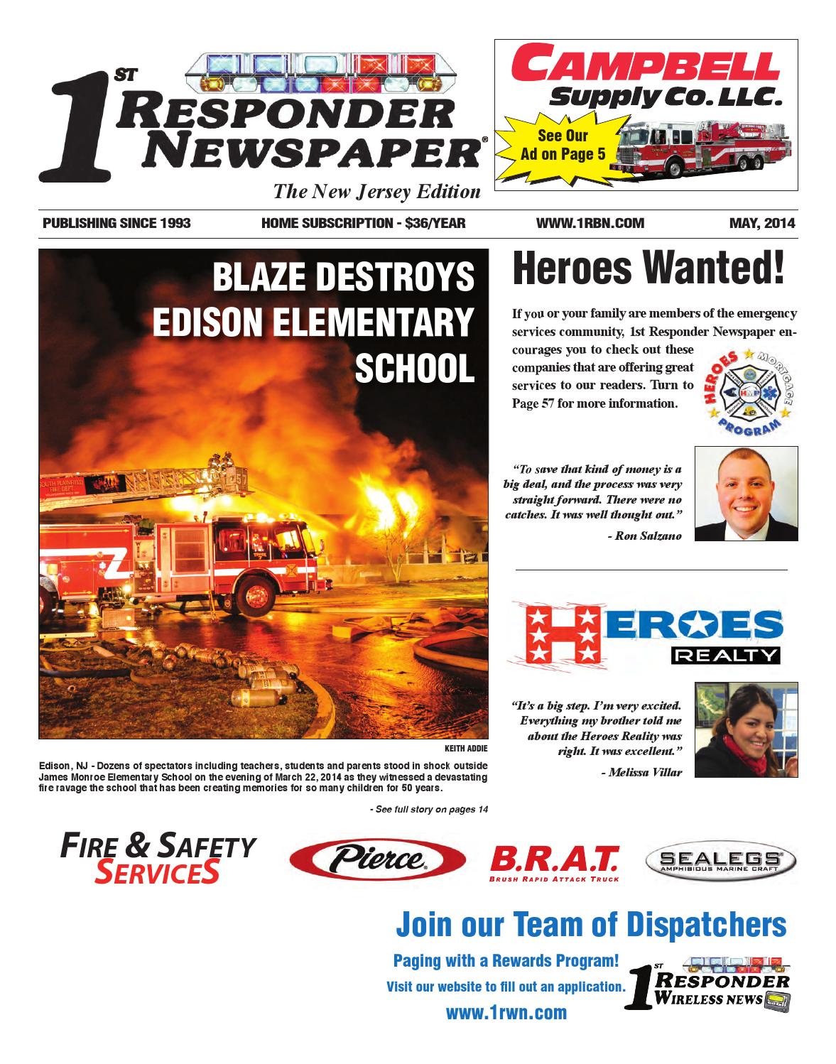 1st Responder New Jersey May Edition by Belsito Communications Inc. Issuu