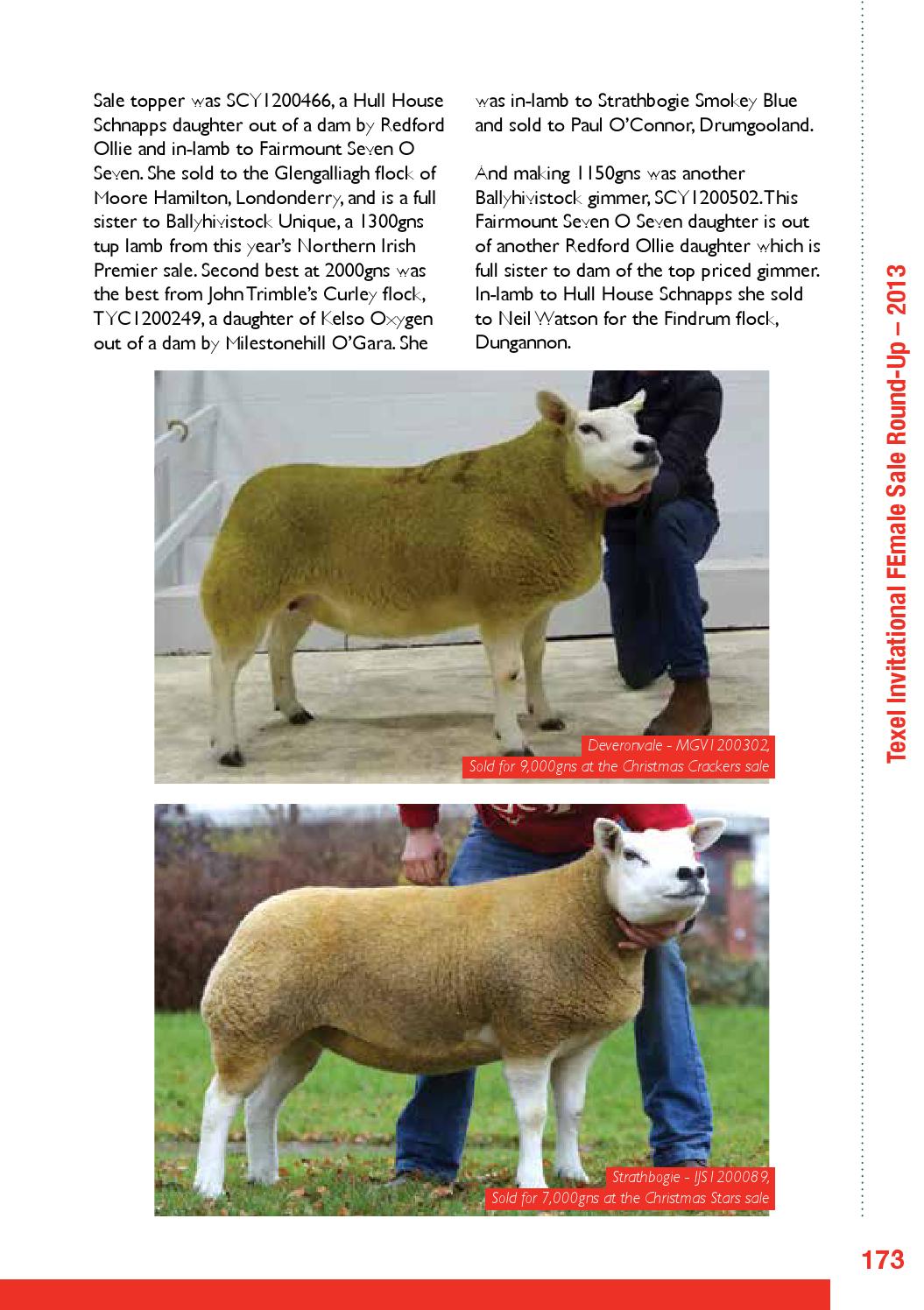 The Texel Sheep Society Journal, 2014 by Texel Sheep Society Ltd - Issuu