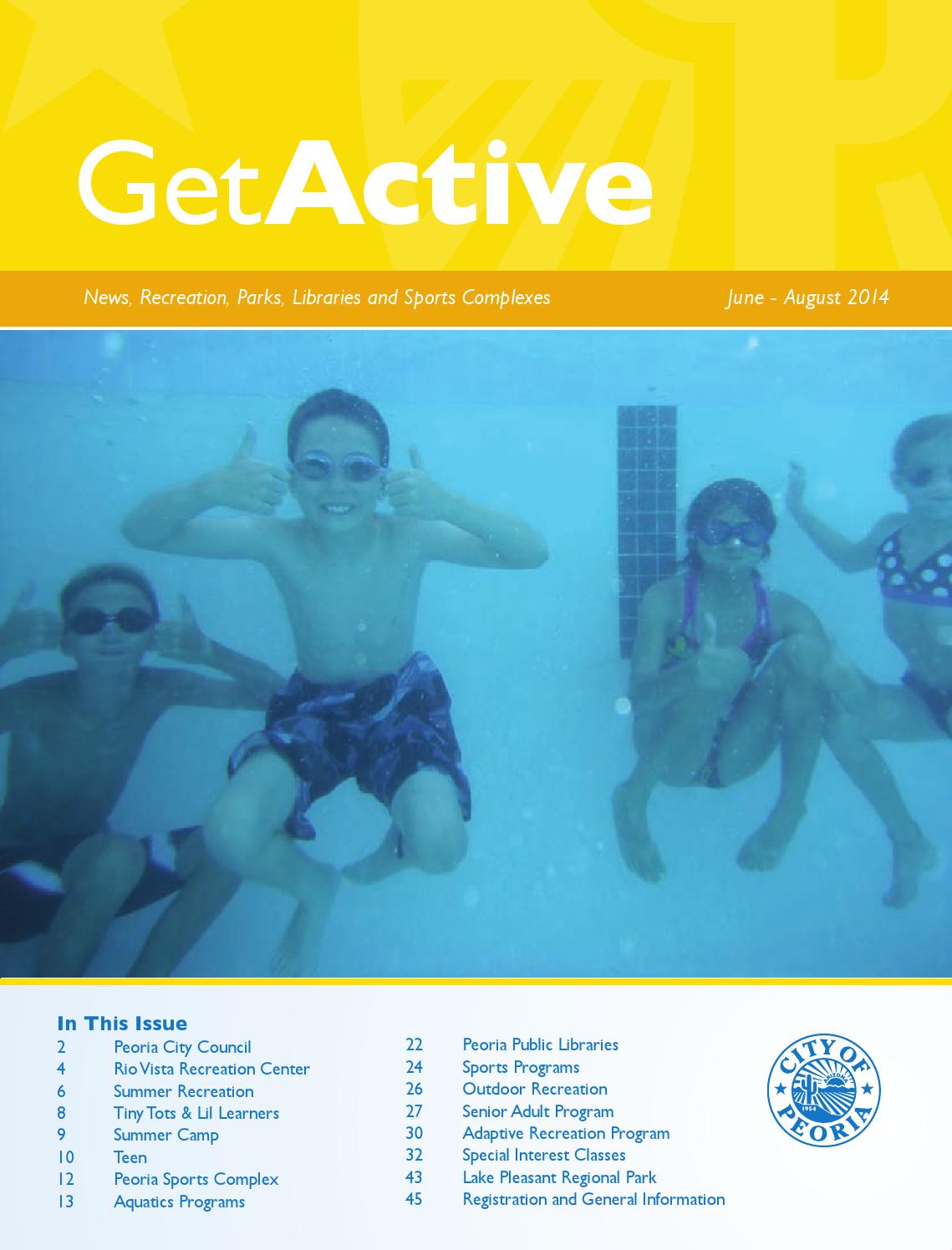 Peoria Get Active Brochure By City Of Peoria Issuu