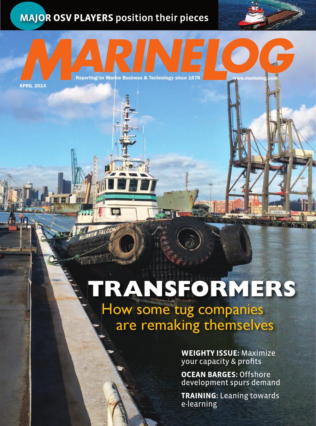 April 2014 Marine Log Magazine by Marine Log Issuu