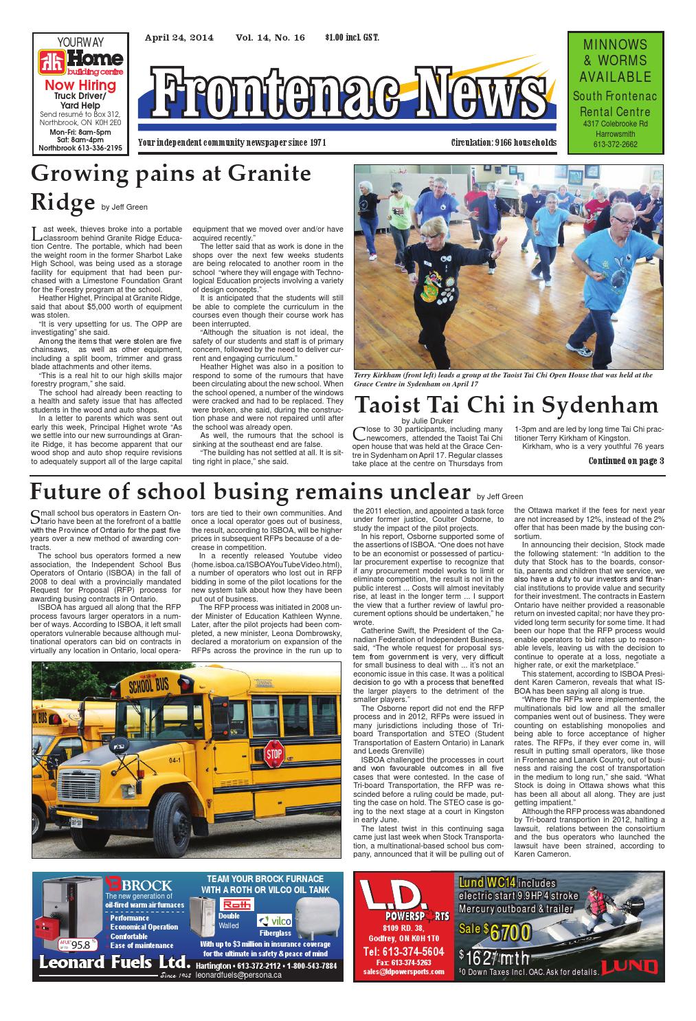Vol.14 No.16 by Frontenac News Issuu