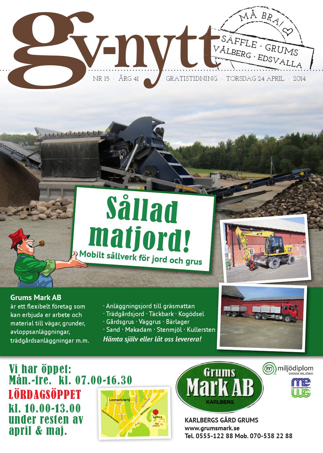 GV-nytt 24 april 2014 by GV-nytt AB - Issuu