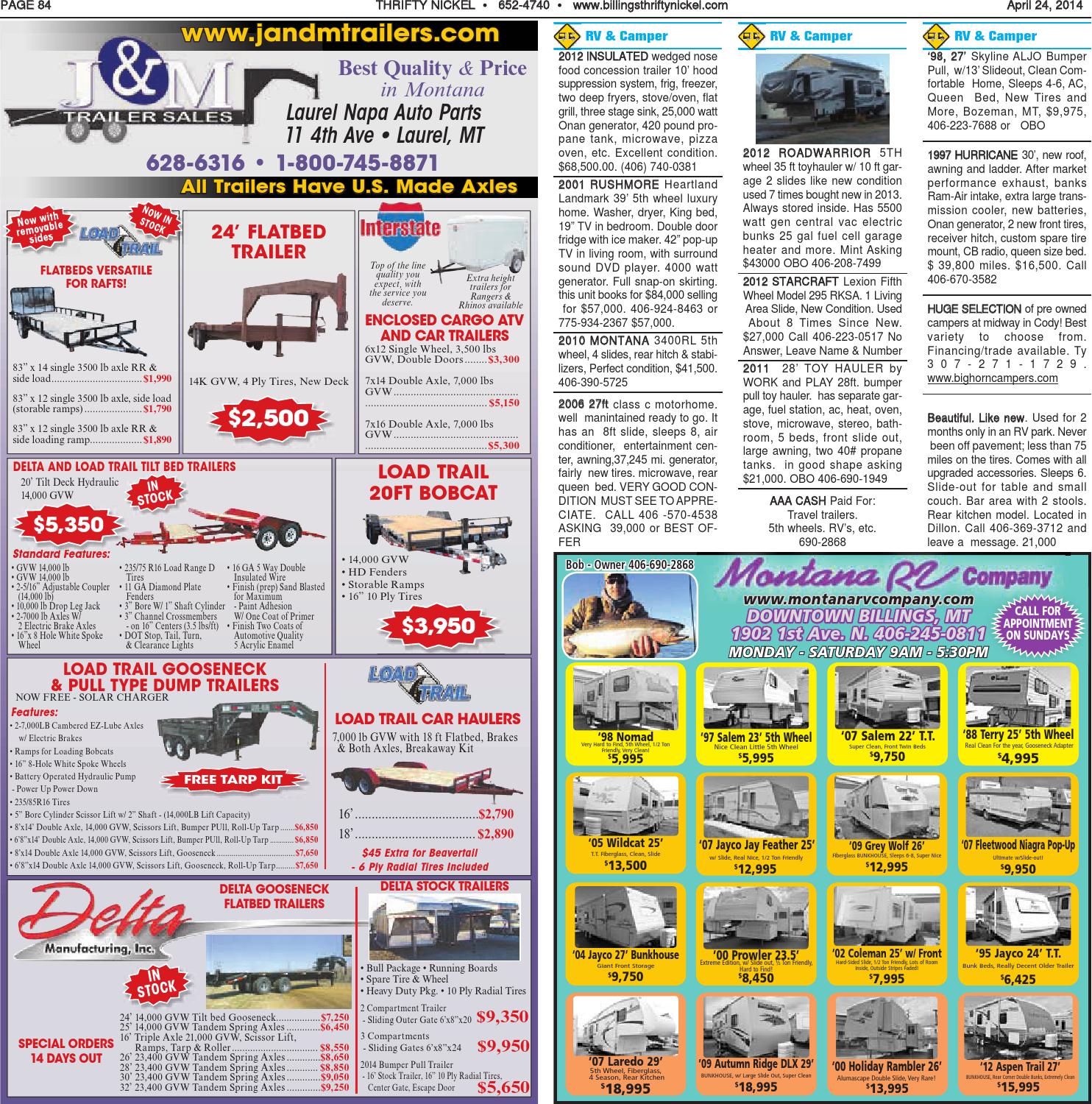 Thrifty Nickel Apr. 24 by Billings Gazette Issuu