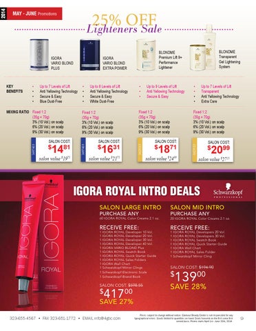April June 2014 Glamour Beauty Center Product Deal 家具目录 第 9 页