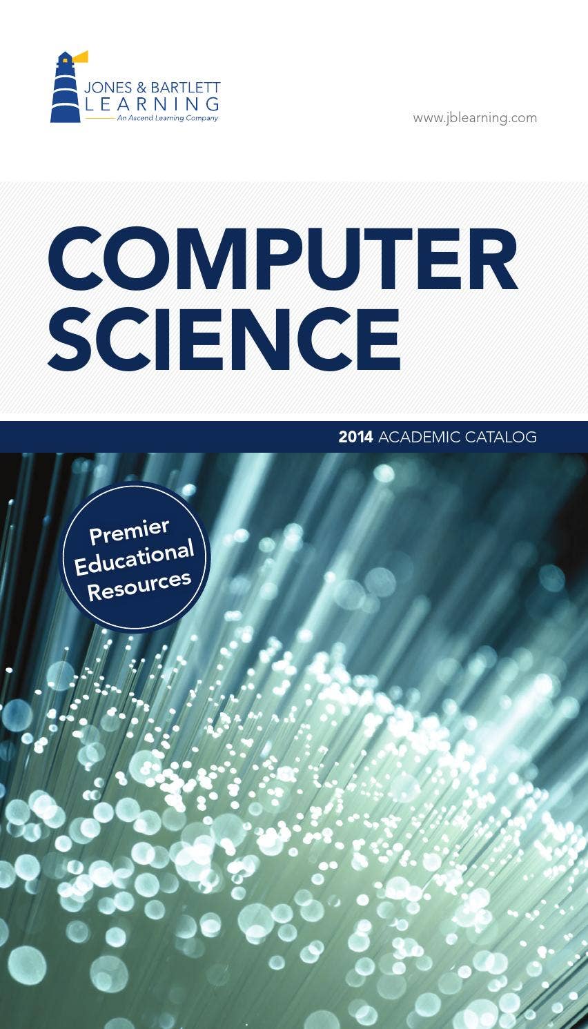 Jones & Bartlett Learning 2014 Computer Science Catalog by Jones