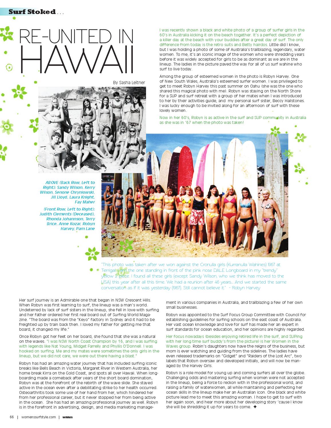 WSSM Womens Surf Style Magazine Spring/Summer 2014 Issue by WSSM