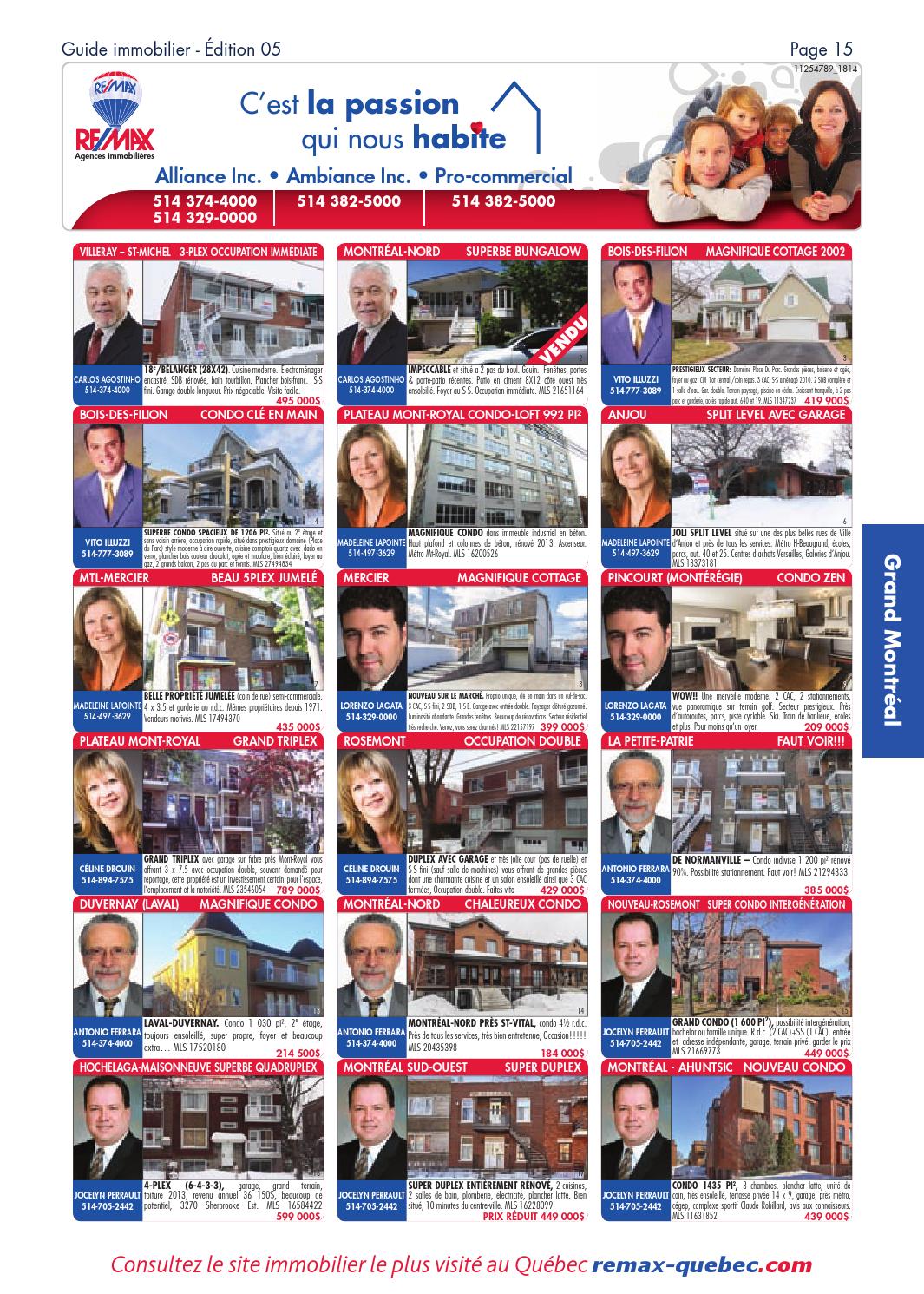 QUEBEC Remax Montreal 28 Apr., 2014 by NextHome Issuu