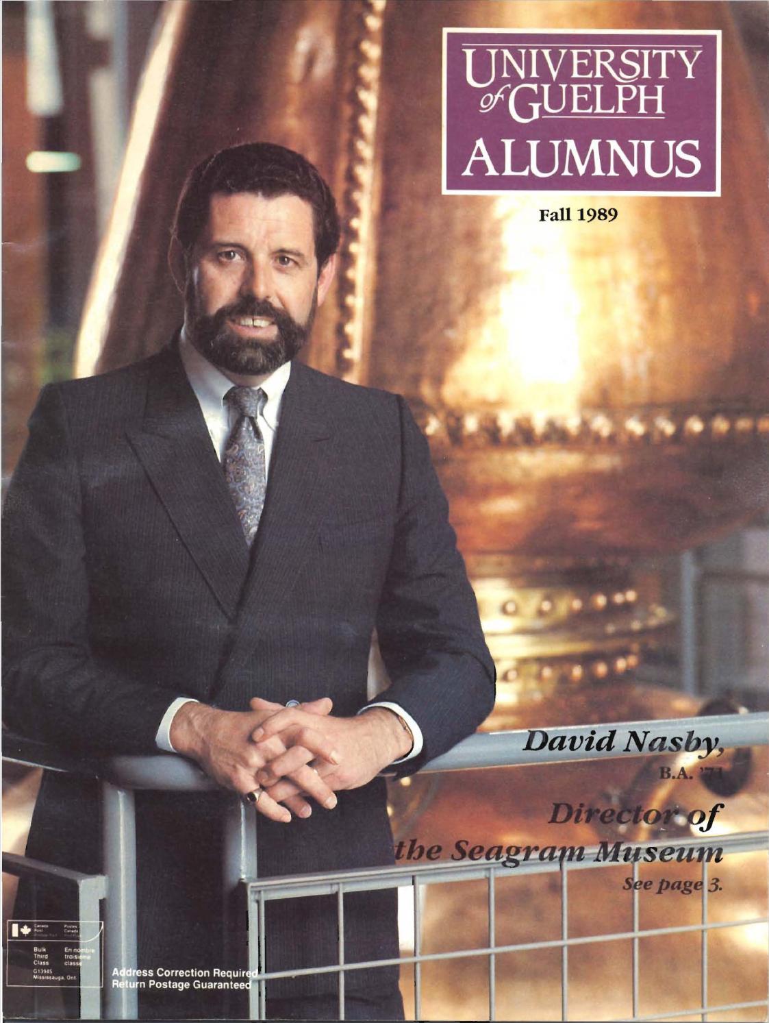 Guelph Alumnus Magazine, Fall 1989 by University of Guelph Issuu