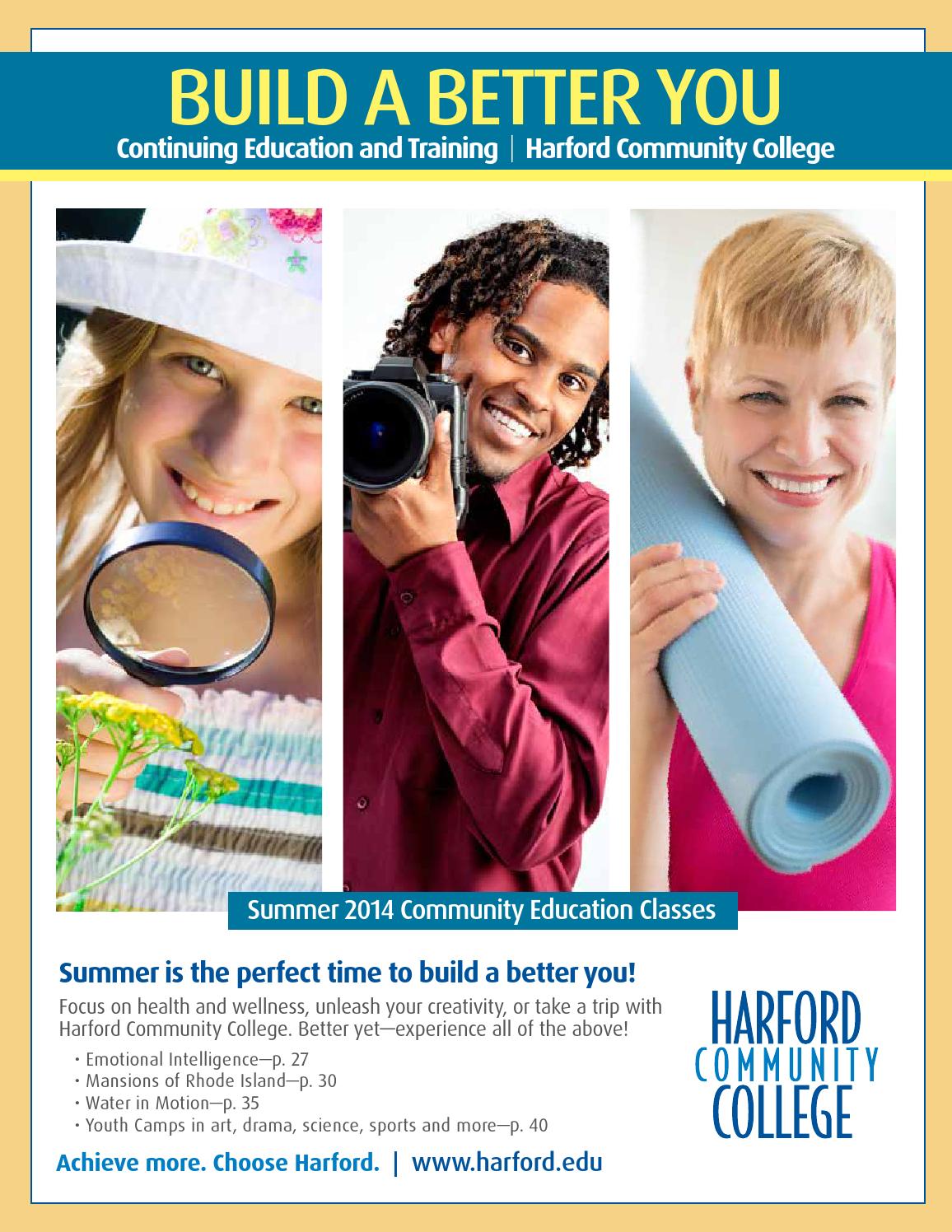 Community Education Schedule Summer 2014 by Harford Community College
