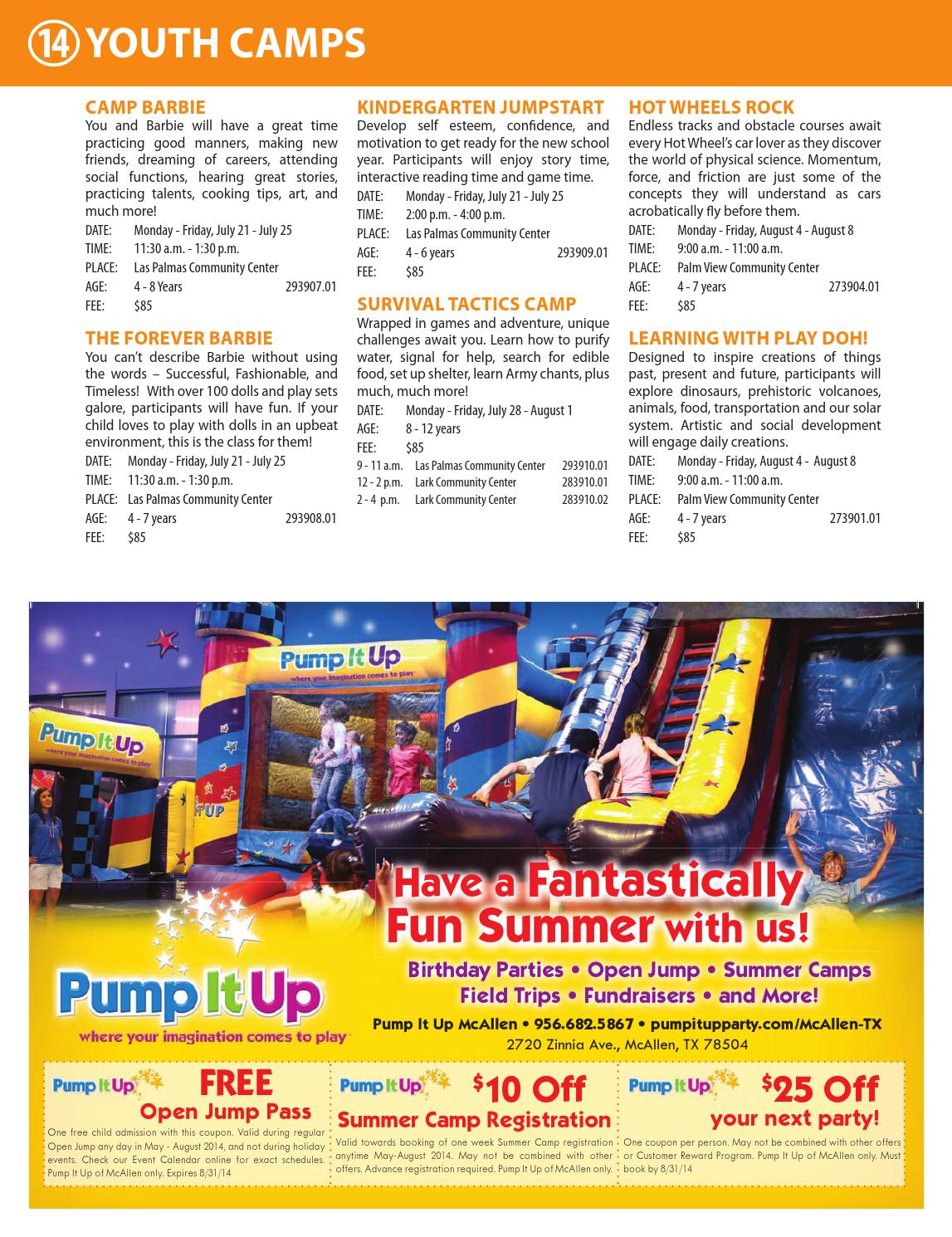 Mcfun Activity Guide Summer 2014 By Mcallen Parks And Recreation Issuu