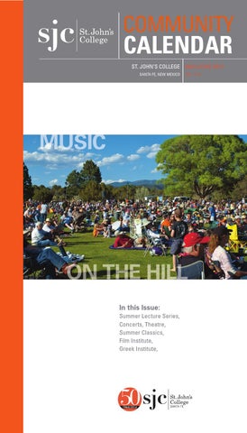Community Calendar St. John's College May/June 2014 by St. John's College Santa Fe - Issuu