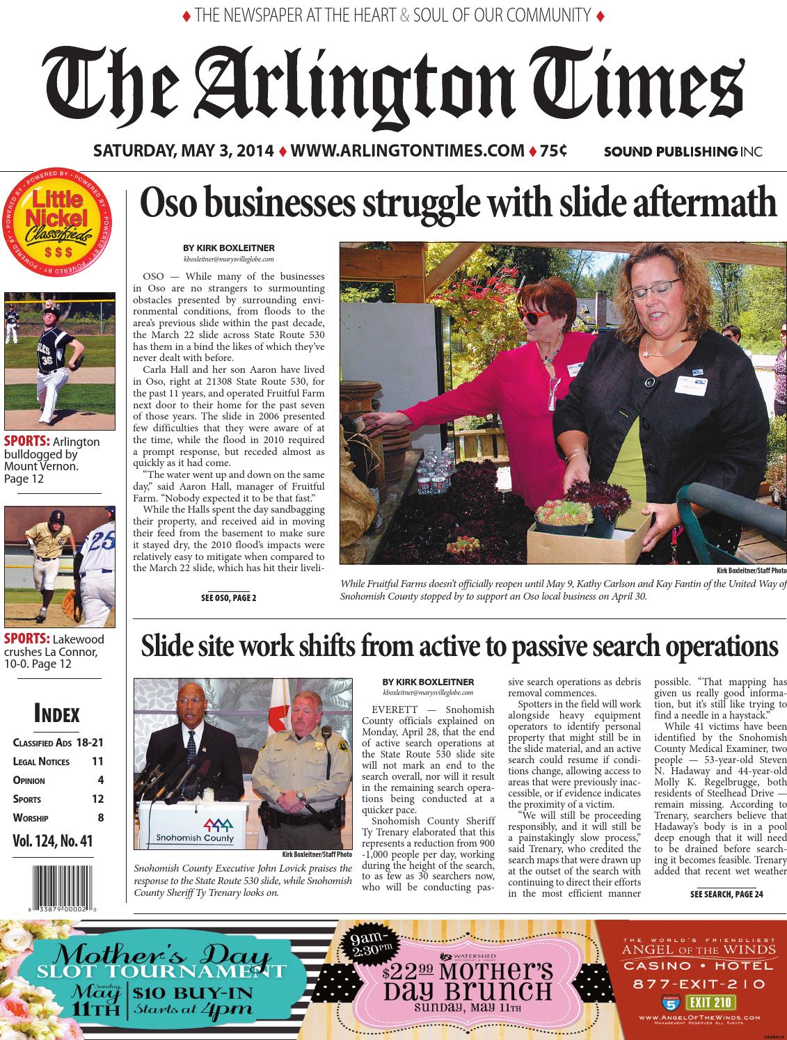 Arlington Times, May 03, 2014 by Sound Publishing Issuu