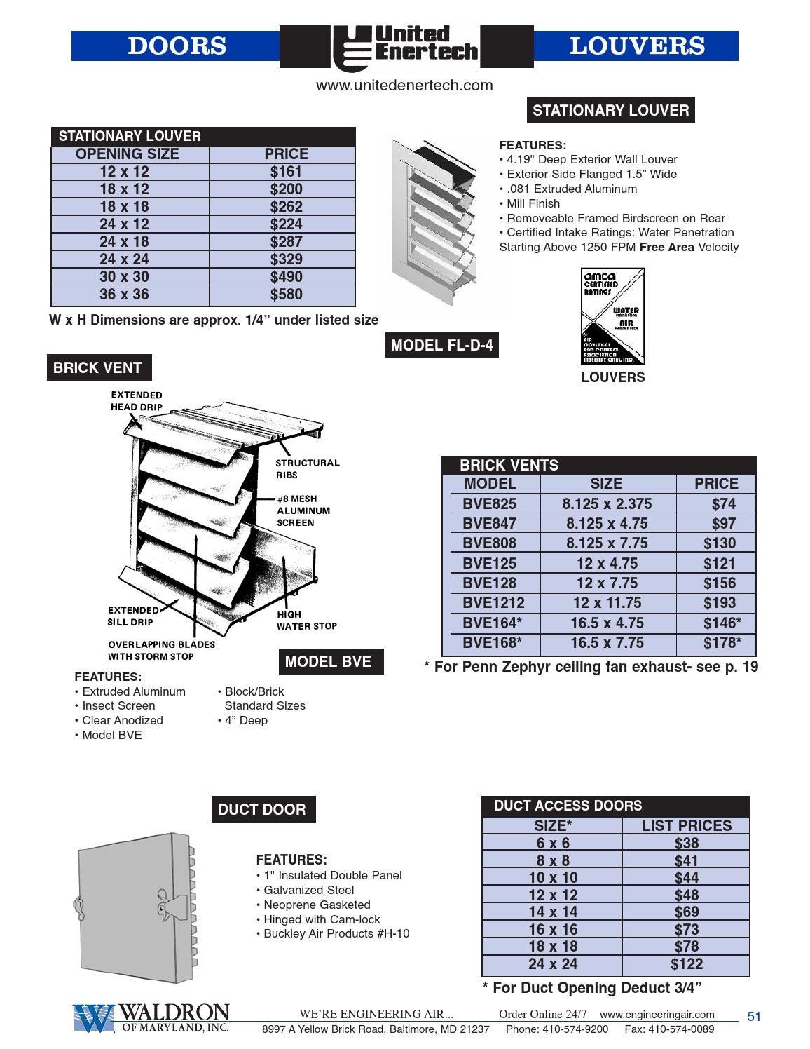 Waldron Air Products Stock Catalog by Waldron of Maryland, Inc. Issuu