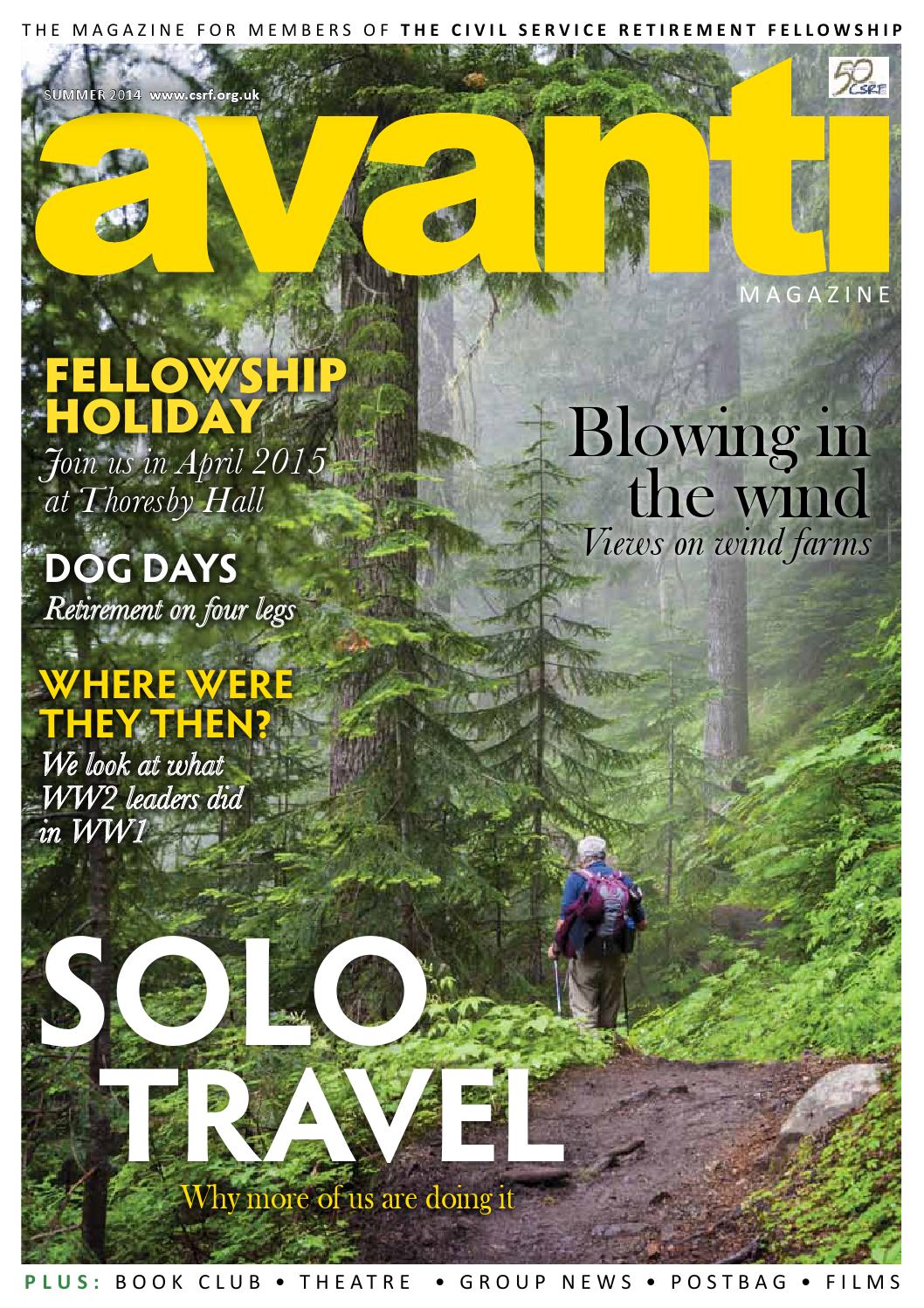 Avanti Summer 2014 by The Civil Service Retirement Fellowship Issuu