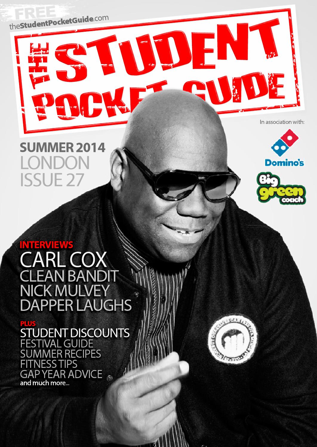 The Student Pocket Guide (London) Summer 2014 by Student Pocket Guide