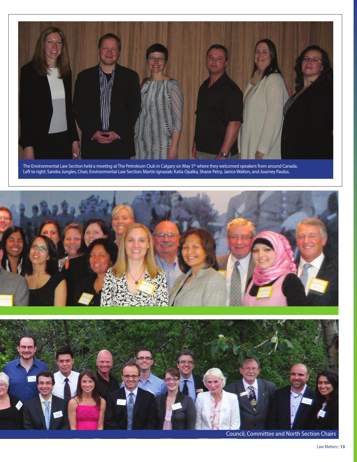 Law Matters Summer 2011 by Canadian Bar Association, Alberta Branch