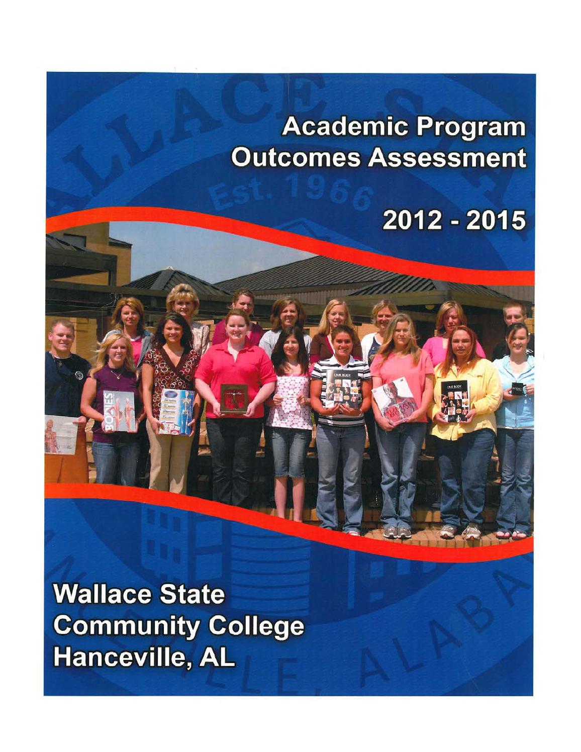 Academic Program Assessment 20122015 by Wallace State