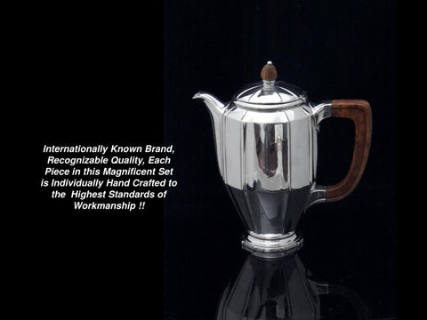 法国 Art Deco Sterling Silver Tea / Coffee Set with Serving Tray - 1925 !! 第 9 页