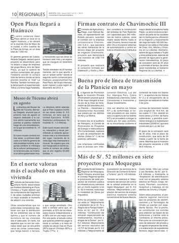 CONSTRUCCIÓN & VIVIENDA ED. 249. Sup. Pisos Industriales. Lima-Perú by