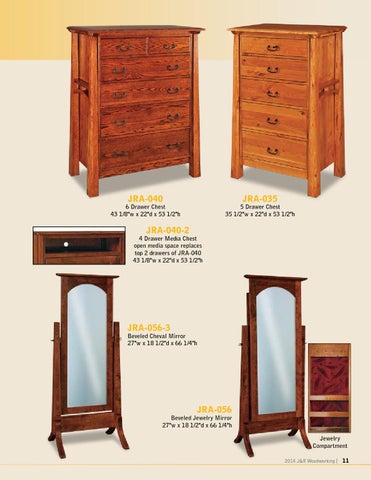 E & G Amish Furniture 2014 J × R Woodworking 家具目录 / Bedrooms / 第 11 页