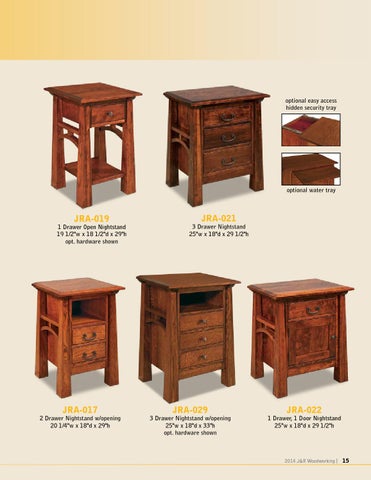 E & G Amish Furniture 2014 J × R Woodworking 家具目录 / Bedrooms / 第 15 页