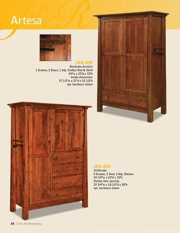 E & G Amish Furniture 2014 J × R Woodworking 家具目录 / Bedrooms / 第 18 页