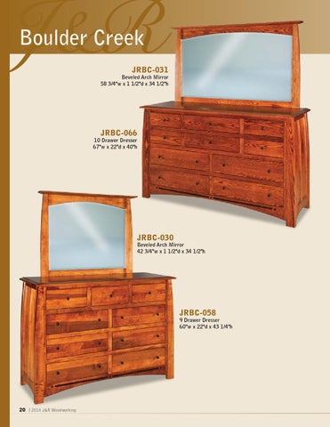 E & G Amish Furniture 2014 J × R Woodworking 家具目录 / Bedrooms / 第 20 页