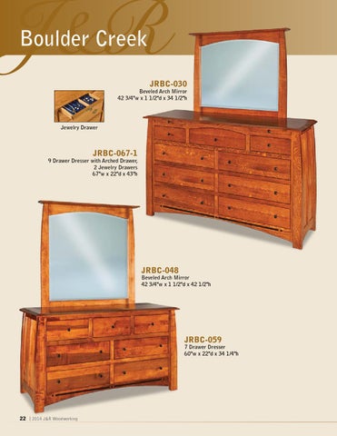 E & G Amish Furniture 2014 J × R Woodworking 家具目录 / Bedrooms / 第 22 页