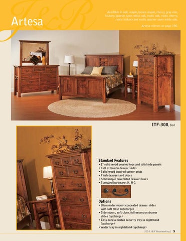 E & G Amish Furniture 2014 J × R Woodworking 家具目录 / Bedrooms / 第 5 页
