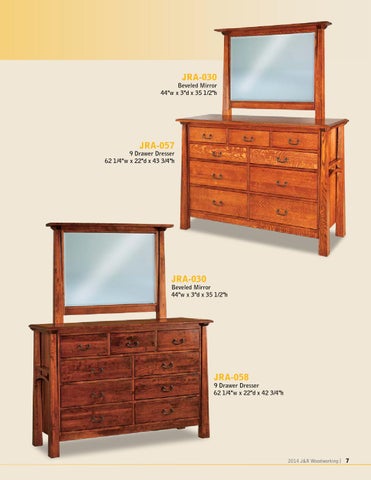 E & G Amish Furniture 2014 J × R Woodworking 家具目录 / Bedrooms / 第 7 页