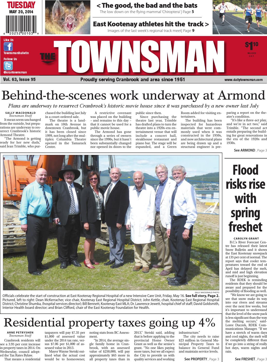 Cranbrook Daily Townsman, May 20, 2014 by Black Press Media Group - Issuu