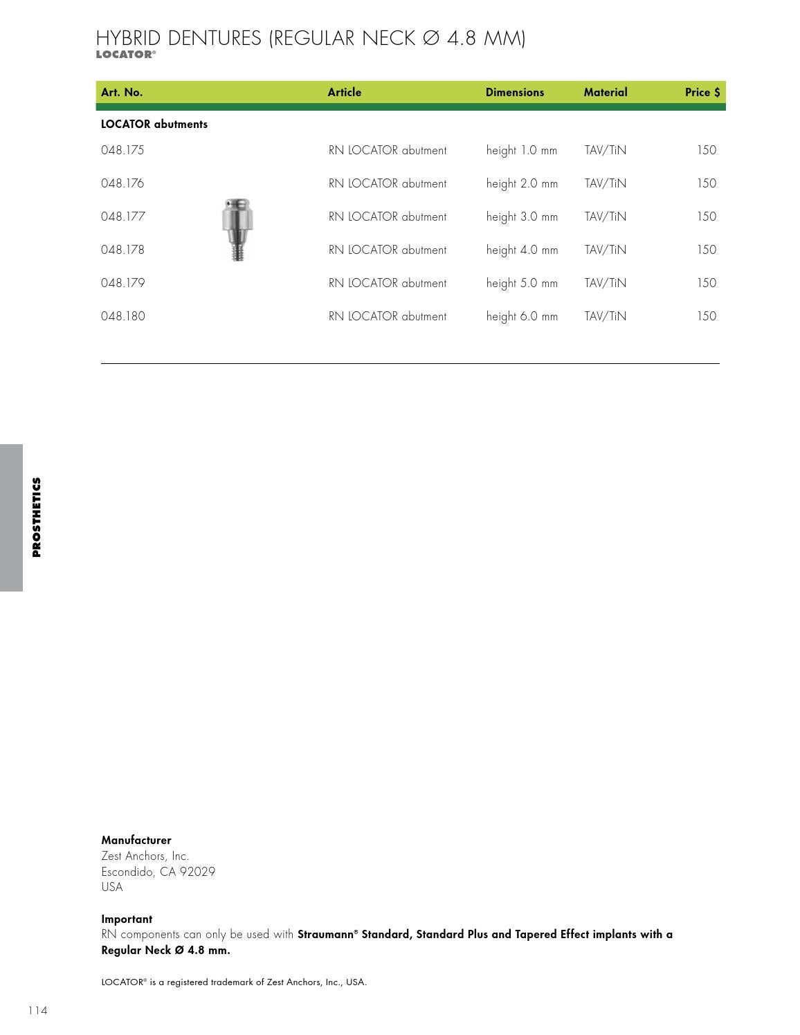 Straumann USA Product Catalog 2014 by Institut Straumann AG Issuu