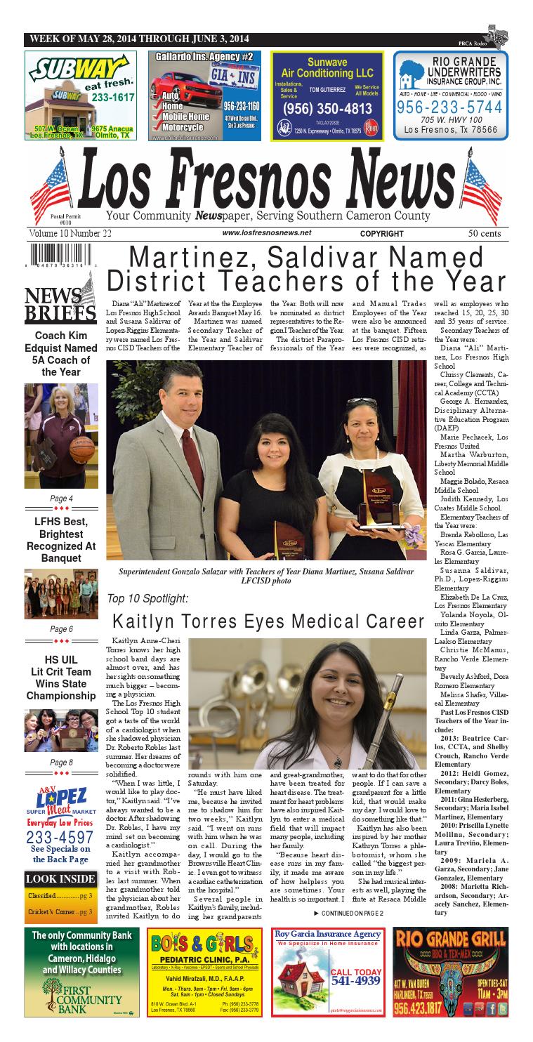 Los Fresnos News, May 28, 2014 by La Feria News Issuu