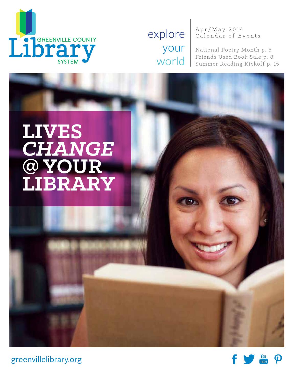 Apr/May 2014 by Greenville County Library System Issuu