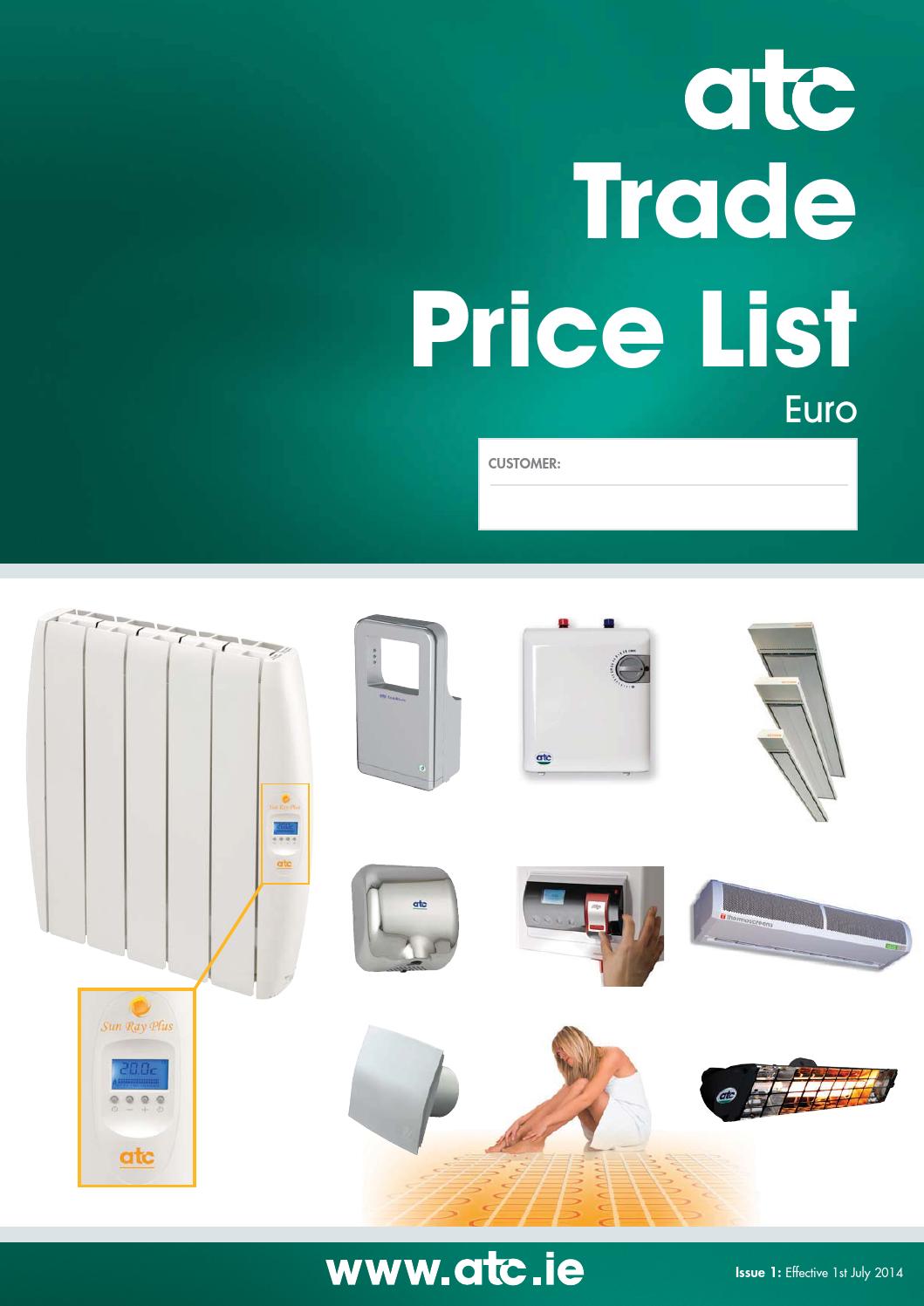 ATC price list 2014 by Rooney Media Issuu