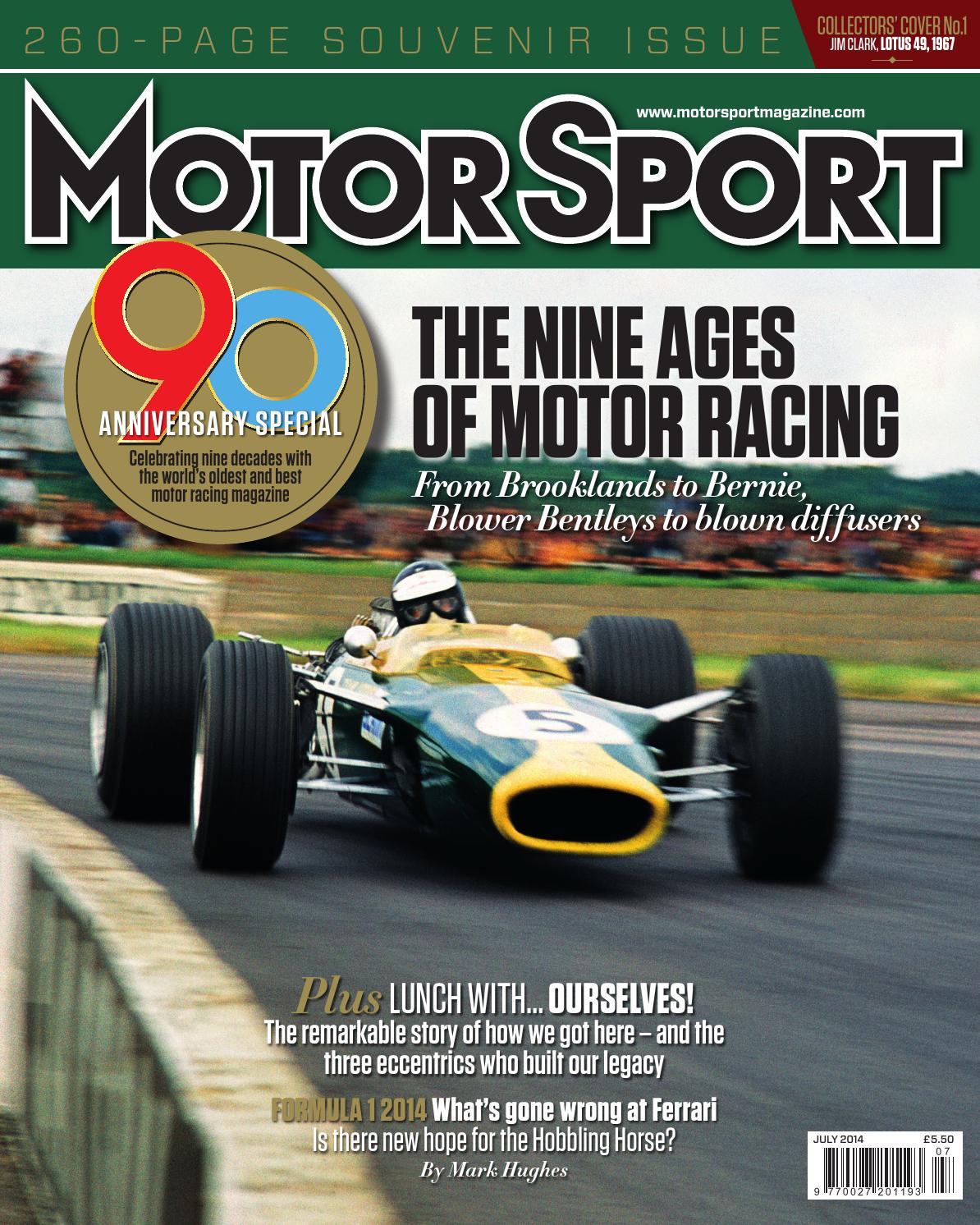 July issue of Motor Sport by Motor Sport Magazine Issuu