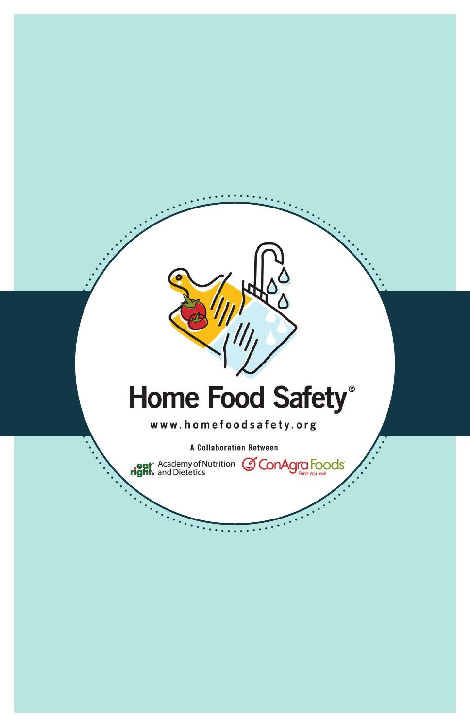 Home Food Safety Booklet by Eatright Issuu