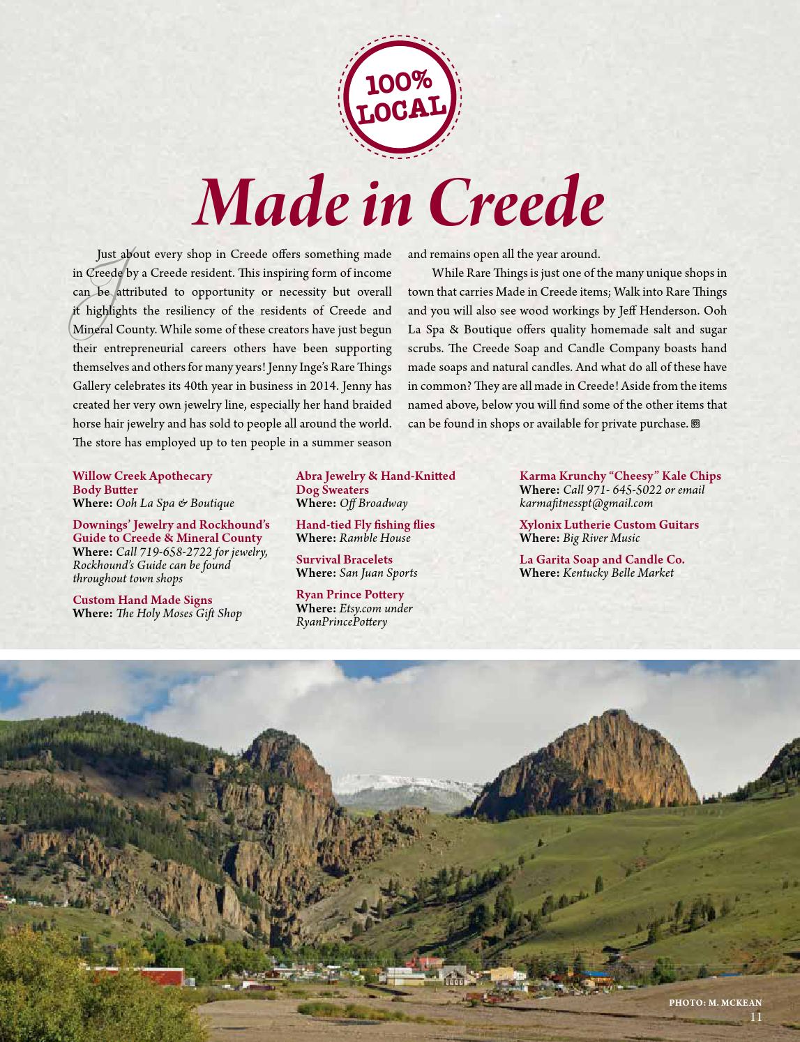 Creede and Mineral County Travel Guide 2014 by Creede & Mineral County