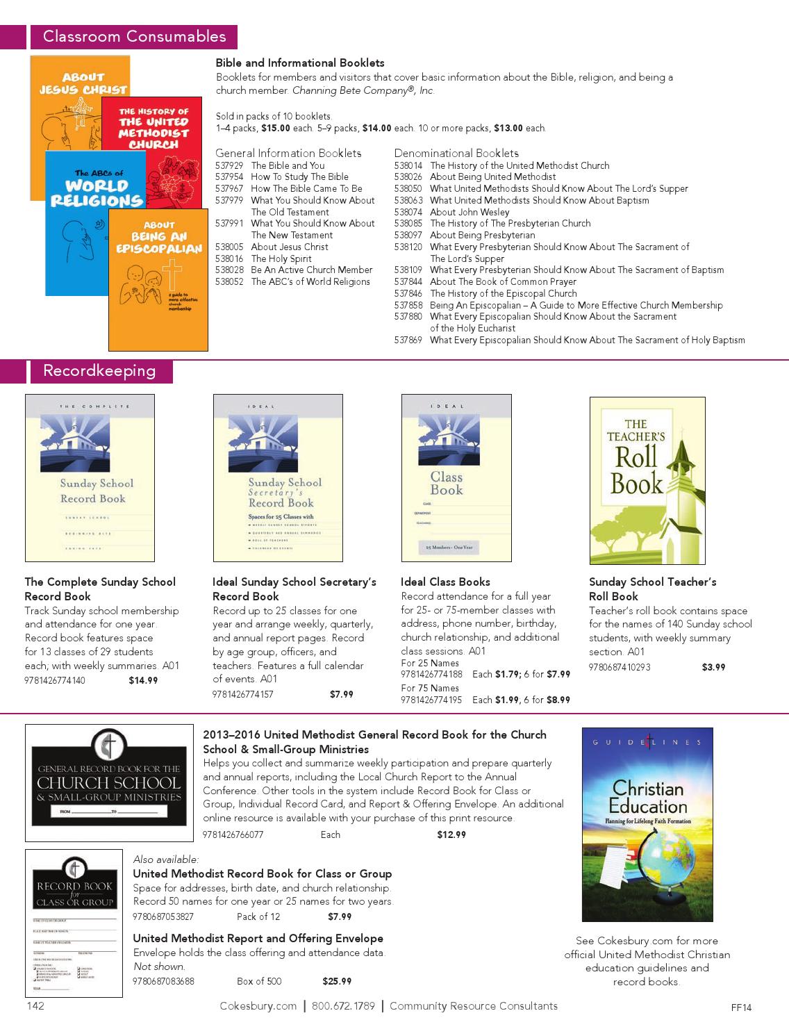 Cokesbury Forecast Catalog 20142015 by United Methodist Publishing